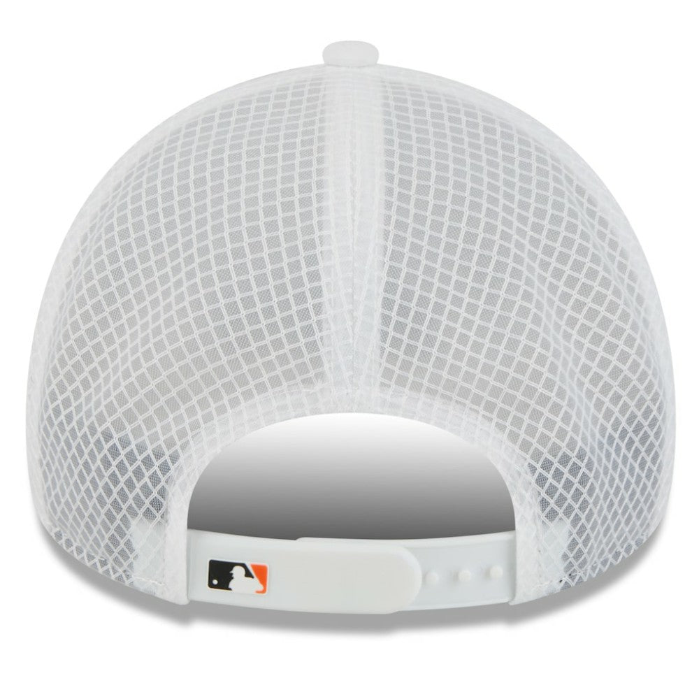 Baltimore Orioles New Era 2026 Batting Practice Apex 9FORTY Adjustable Trucker Hat - White Hats