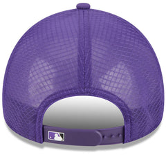Colorado Rockies New Era 2026 Batting Practice Apex 9FORTY Adjustable Trucker Hat - Purple Hats