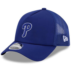 Philadelphia Phillies New Era 2026 Batting Practice Apex 9FORTY Adjustable Trucker Hat - Royal Hats