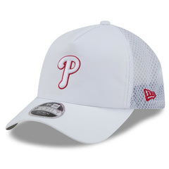 Philadelphia Phillies New Era 2026 Batting Practice Apex 9FORTY Adjustable Trucker Hat - White Hats