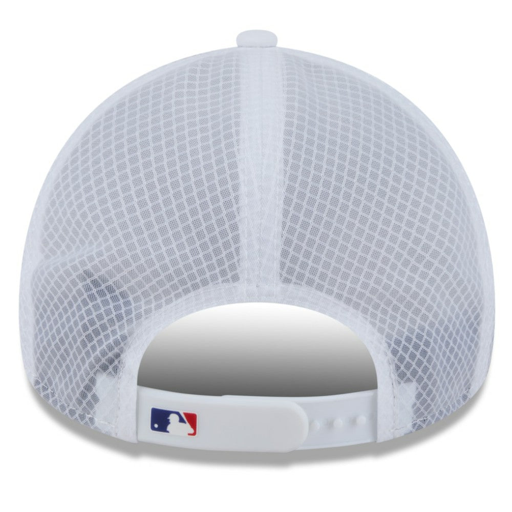 Philadelphia Phillies New Era 2026 Batting Practice Apex 9FORTY Adjustable Trucker Hat - White Hats