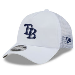 Tampa Bay Rays New Era 2026 Batting Practice Apex 9FORTY Adjustable Trucker Hat - White Hats