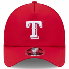 Texas Rangers New Era 2026 Batting Practice Apex 9FORTY Adjustable Trucker Hat - Red Hats