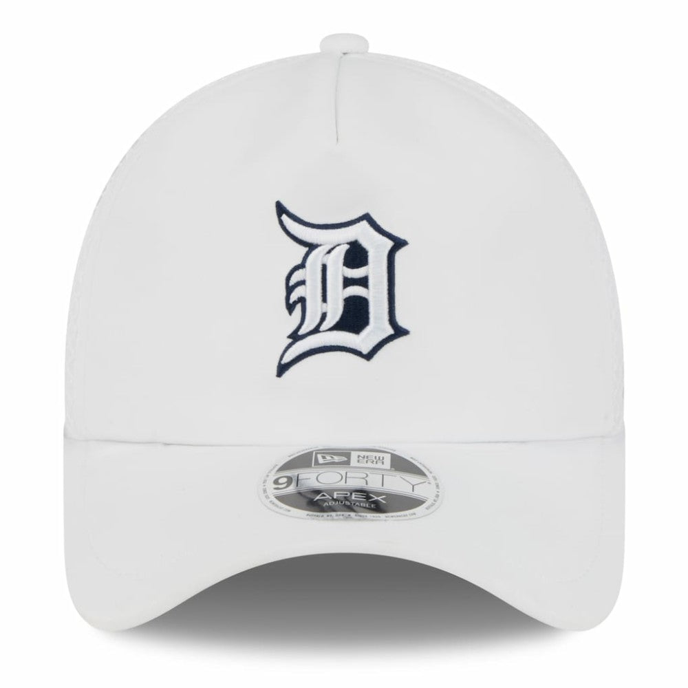 Detroit Tigers New Era 2026 Batting Practice Apex 9FORTY Adjustable Trucker Hat - White Hats