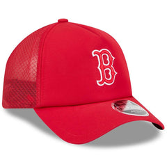 Boston Red Sox New Era 2026 Batting Practice Apex 9FORTY Adjustable Trucker Hat - Red Hats