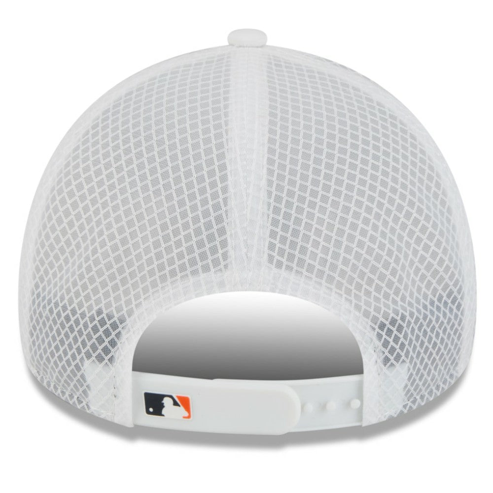 Houston Astros New Era 2026 Batting Practice Apex 9FORTY Adjustable Trucker Hat - White Hats