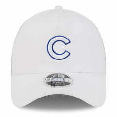 Chicago Cubs New Era 2026 Batting Practice Apex 9FORTY Adjustable Trucker Hat - White Hats