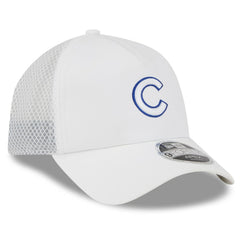Chicago Cubs New Era 2026 Batting Practice Apex 9FORTY Adjustable Trucker Hat - White Hats