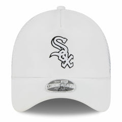 Chicago White Sox New Era 2026 Batting Practice Apex 9FORTY Adjustable Trucker Hat - White Hats