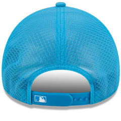 Miami Marlins New Era 2026 Batting Practice Apex 9FORTY Adjustable Trucker Hat - Blue Hats