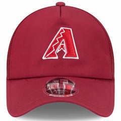 Arizona Diamondbacks New Era 2026 Batting Practice Apex 9FORTY Adjustable Trucker Hat - Dark Red Hats