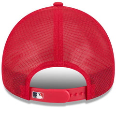 Atlanta Braves New Era 2026 Batting Practice Apex 9FORTY Adjustable Trucker Hat - Red Hats