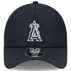 Los Angeles Angels New Era 2026 Batting Practice Apex 9FORTY Adjustable Trucker Hat - Navy Hats