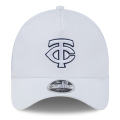 Minnesota Twins New Era 2026 Batting Practice Apex 9FORTY Adjustable Trucker Hat - White Hats