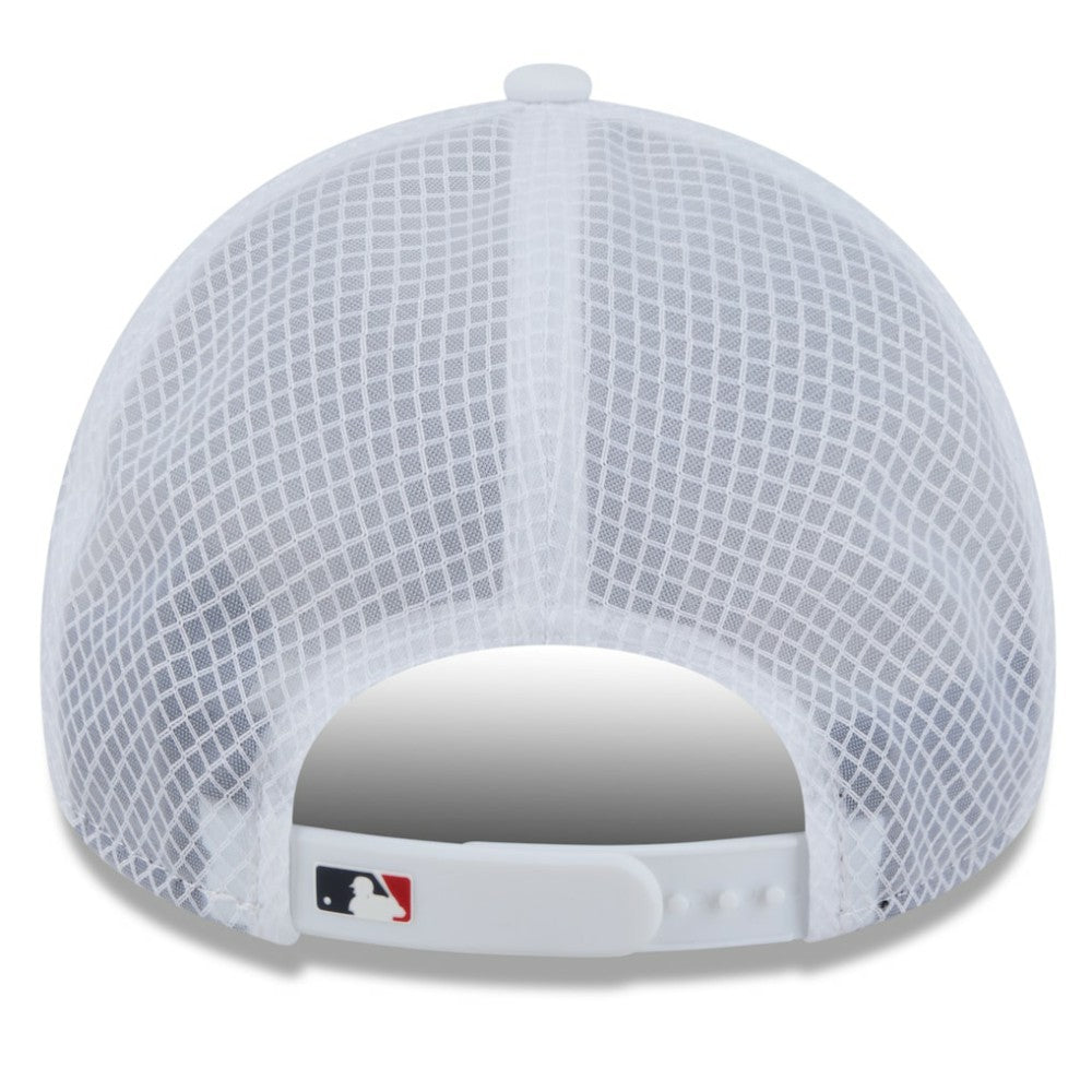 Minnesota Twins New Era 2026 Batting Practice Apex 9FORTY Adjustable Trucker Hat - White Hats