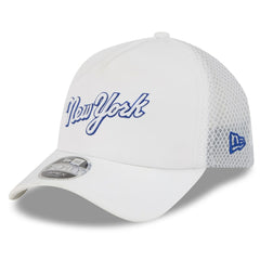 New York Mets New Era 2026 Batting Practice Apex 9FORTY Adjustable Trucker Hat - White Hats