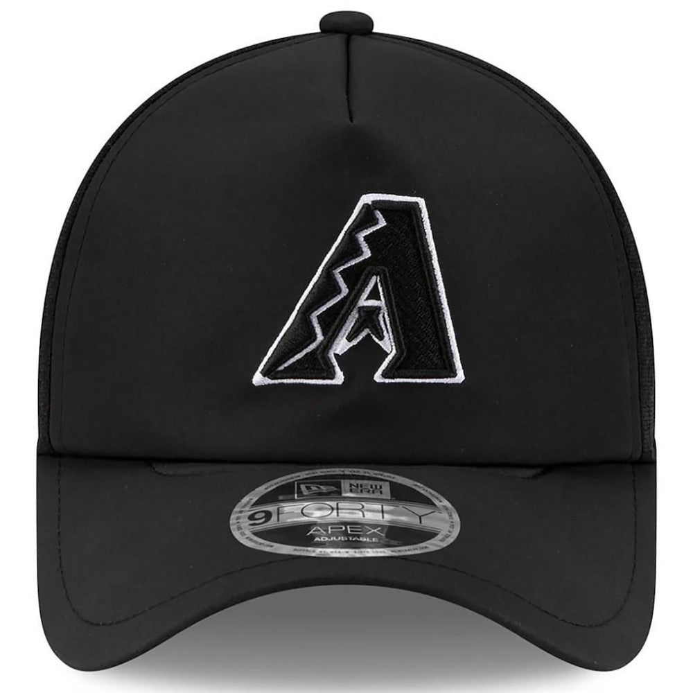 Arizona Diamondbacks New Era 2026 Batting Practice Apex 9FORTY Adjustable Trucker Hat - Black Hats