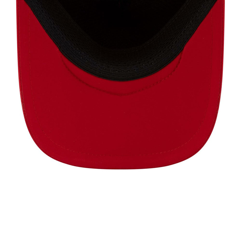 Los Angeles Angels New Era 2026 Batting Practice Apex 9FORTY Adjustable Trucker Hat - Red Hats