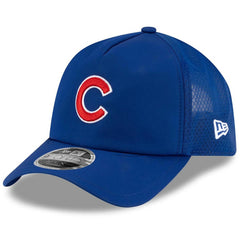 Chicago Cubs New Era 2026 Batting Practice Apex 9FORTY Adjustable Trucker Hat - Royal Hats