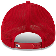 Philadelphia Phillies New Era 2026 Batting Practice Apex 9FORTY Adjustable Trucker Hat - Red Hats