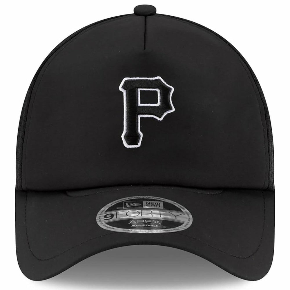 Pittsburgh Pirates New Era 2026 Batting Practice Apex 9FORTY Adjustable Trucker Hat - Black Hats