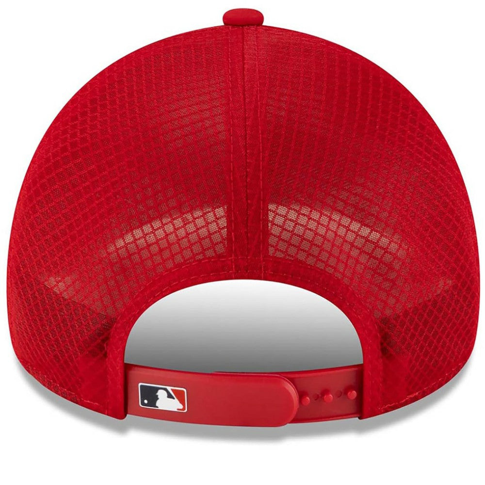 St. Louis Cardinals New Era 2026 Batting Practice Apex 9FORTY Adjustable Trucker Hat - Red Hats