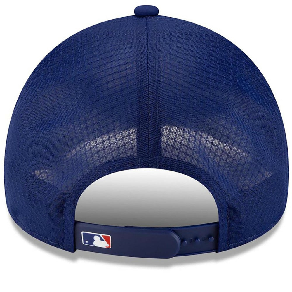 Texas Rangers New Era 2026 Batting Practice Apex 9FORTY Adjustable Trucker Hat - Royal Hats