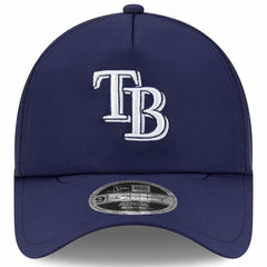 Tampa Bay Rays New Era 2026 Batting Practice Apex 9FORTY Adjustable Trucker Hat - Navy Hats