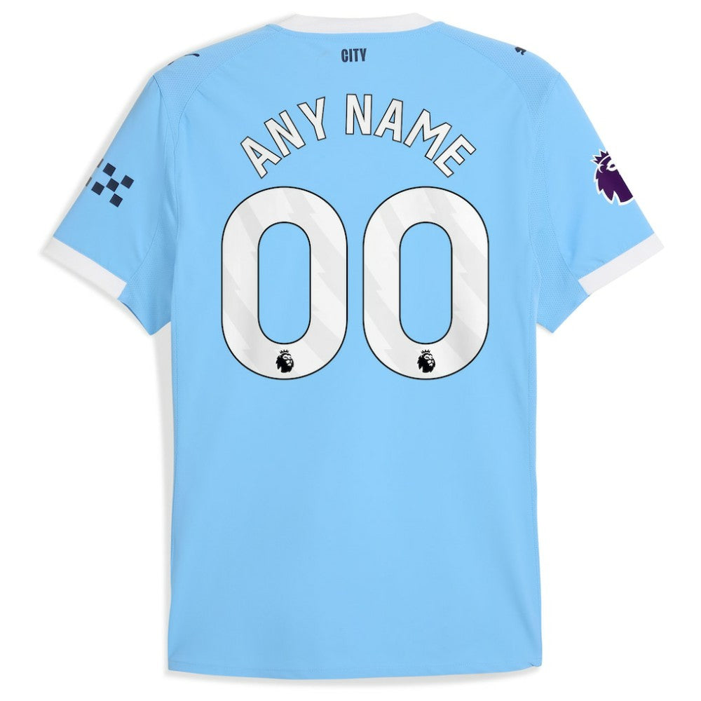 Manchester City 2025/26 Home Custom Jersey Sky Blue shop