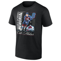 NHL Cale Makar Colorado Avalanche 2025 Norris Trophy Winner T-Shirt - Black