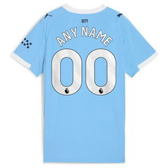Manchester City Women's 2025/26 Home Replica Custom Jersey Sky Blue