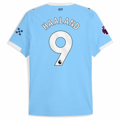 Erling Haaland Manchester City 2025/26 Home Player Jersey Sky Blue