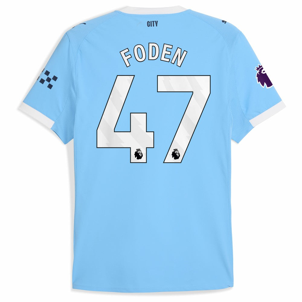 Phil Foden Manchester City 2025/26 Home Player Jersey Sky Blue shop