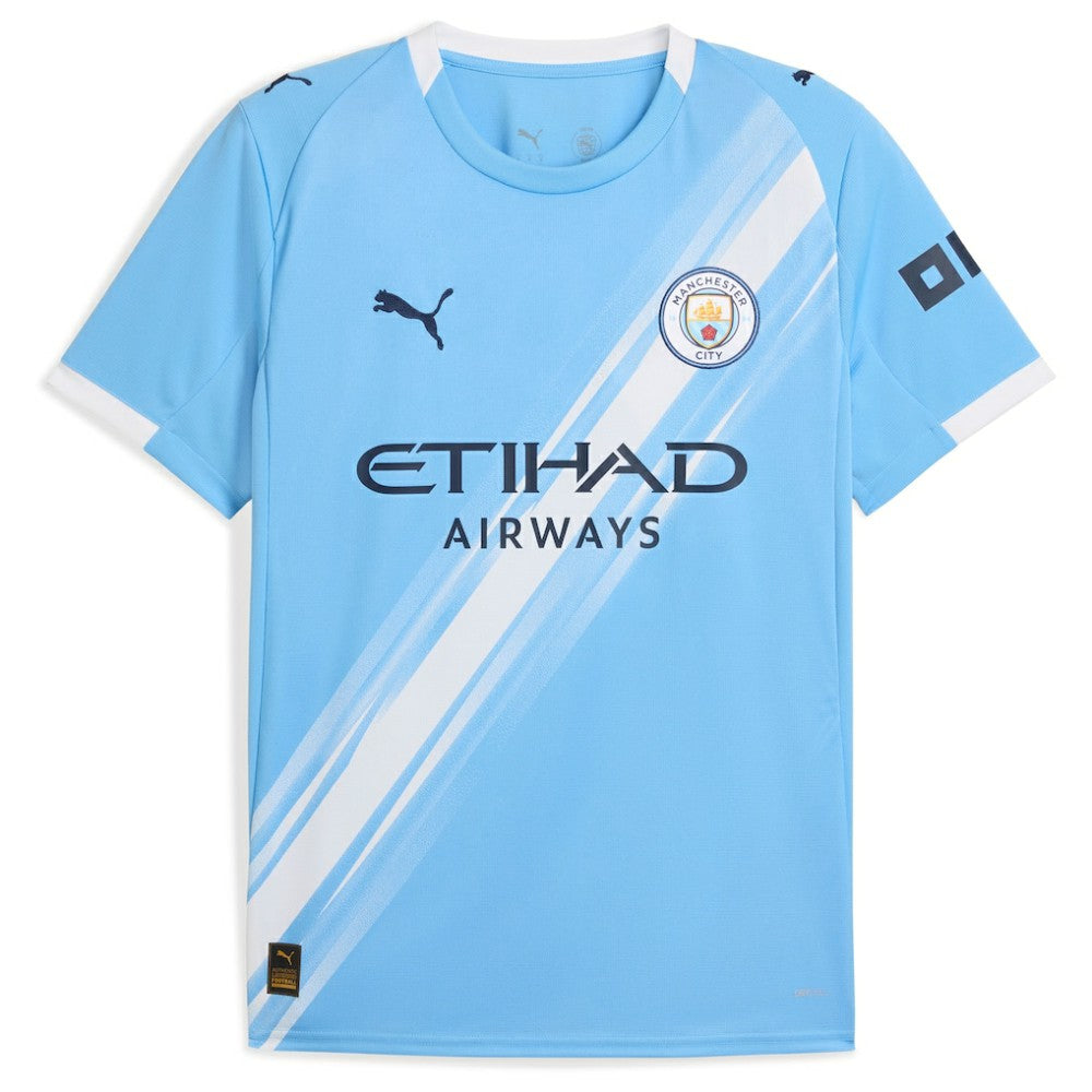 Phil Foden Manchester City 2025/26 Home Replica Player Jersey Sky Blue