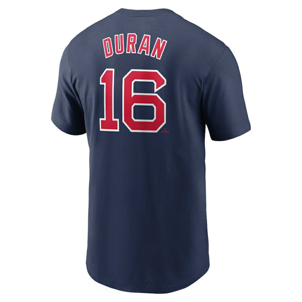 Jarren Duran Boston Red Sox Nike Fuse Name & Number T-Shirt - Navy T-shirts