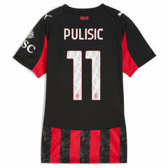 Christian Pulisic AC Milan Women's 2025/26 Home Replica Player Jersey Red