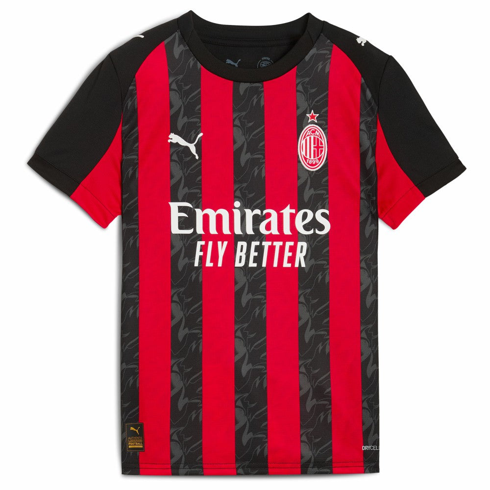 Christian Pulisic AC Milan Youth 2025/26 Home Replica Player Jersey Red