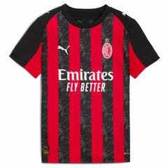 Christian Pulisic AC Milan Youth 2025/26 Home Replica Player Jersey Red