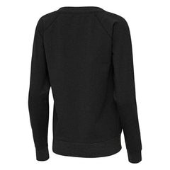 Pittsburgh Pirates Antigua Women's Varsity Tri-Blend V-Neck Long Sleeve T-Shirt - Heather Black T-shirts