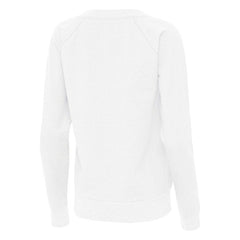 Athletics Antigua Women's Varsity Tri-Blend V-Neck Long Sleeve T-Shirt - White T-shirts