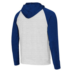 Chicago Cubs Antigua Urgent Pullover Hoodie - Royal/Gray Hoodies