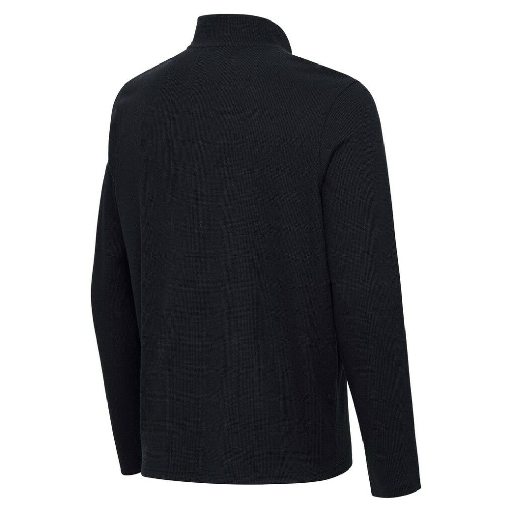San Francisco Giants Antigua Sync Tri-Blend Quarter-Zip Pullover - Heather Black Pullover