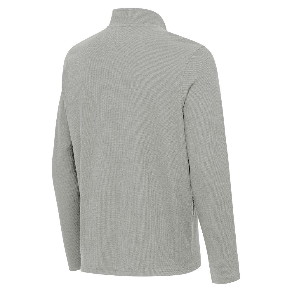Kansas City Royals Antigua Sync Tri-Blend Quarter-Zip Pullover - Heather Gray Pullover