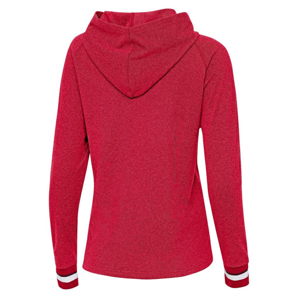 Los Angeles Angels Antigua Women's Trek Pullover Hoodie - Red Hoodies