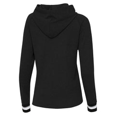Pittsburgh Pirates Antigua Women's Trek Pullover Hoodie - Black Hoodies