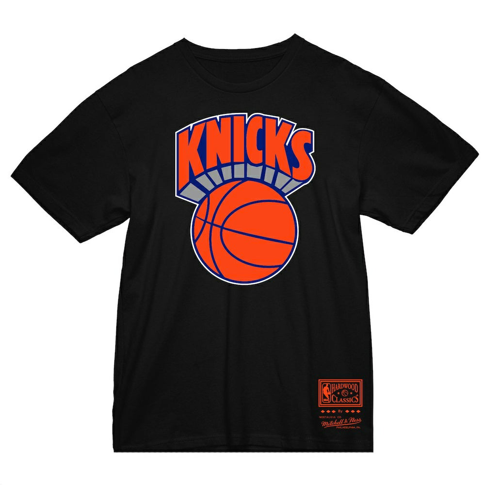 New York Knicks Hardwood Classics Vintage Logo T-Shirt Black
