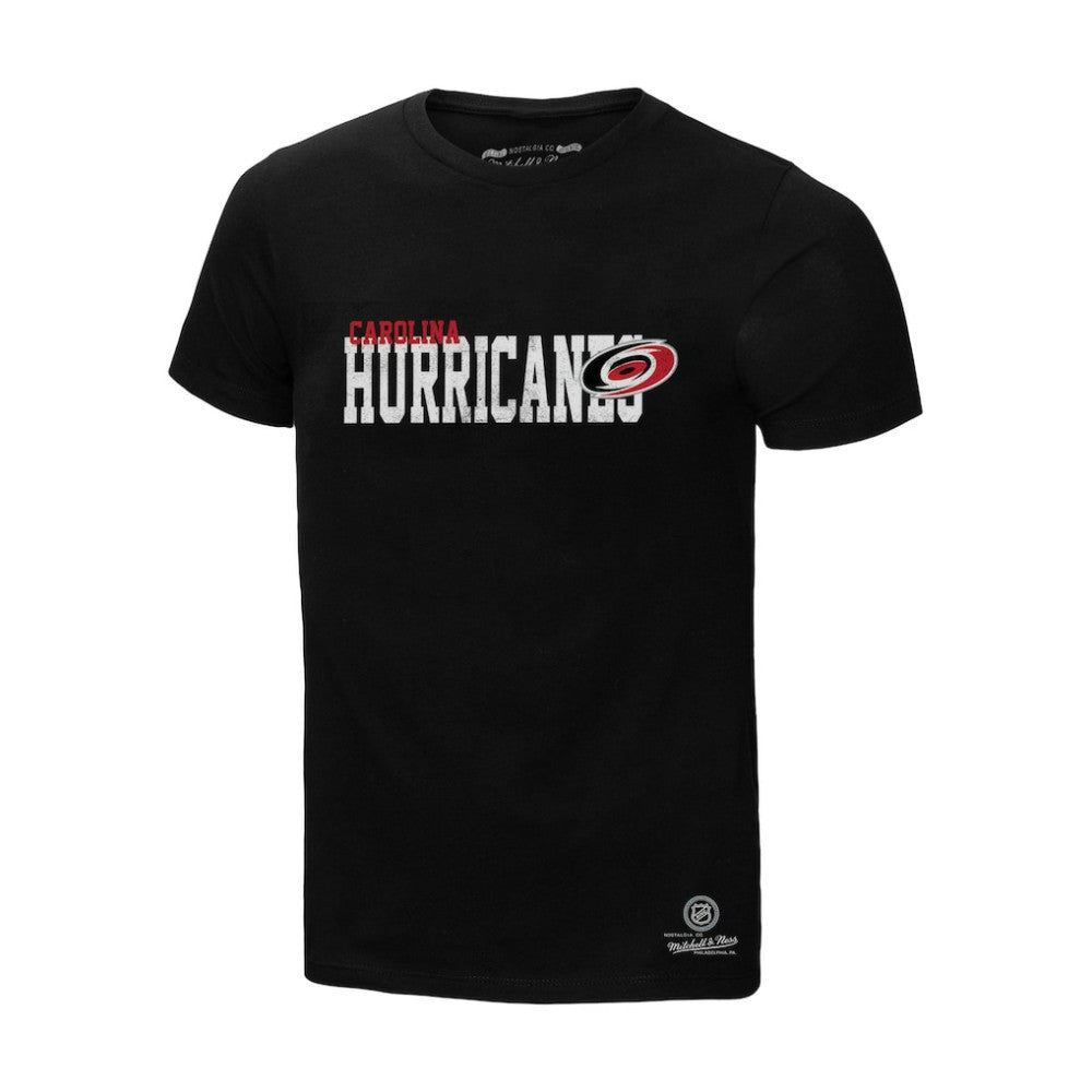 NHL Carolina Hurricanes Mitchell & Ness Home T-Shirt - Black
