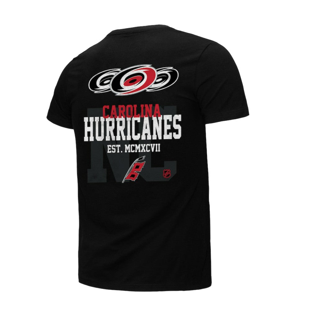 NHL Carolina Hurricanes Mitchell & Ness Home T-Shirt - Black