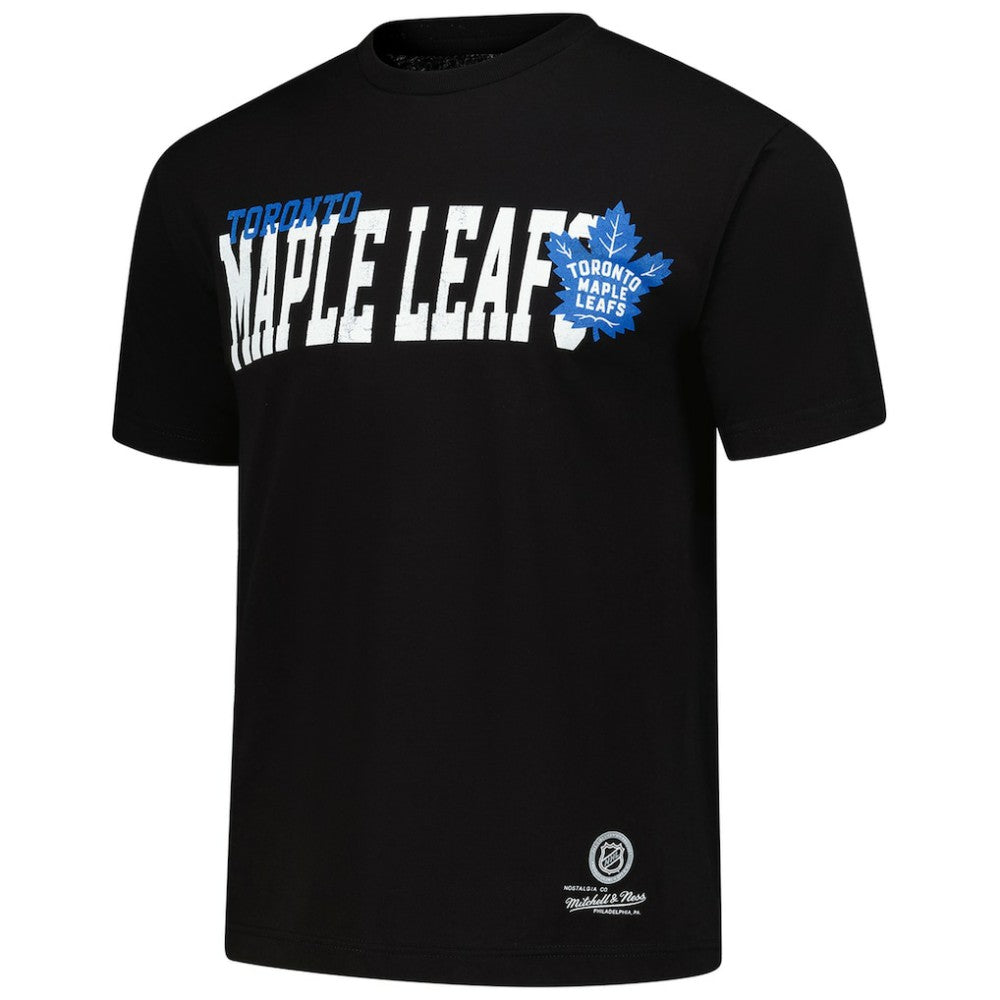 NHL Toronto Maple Leafs Mitchell & Ness Home T-Shirt - Black
