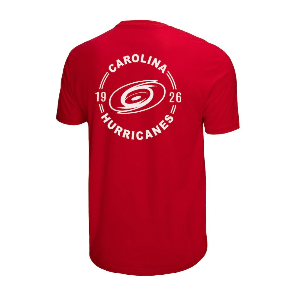 NHL Carolina Hurricanes Mitchell & Ness Core Penalty Box 3.0 T-Shirt - Red